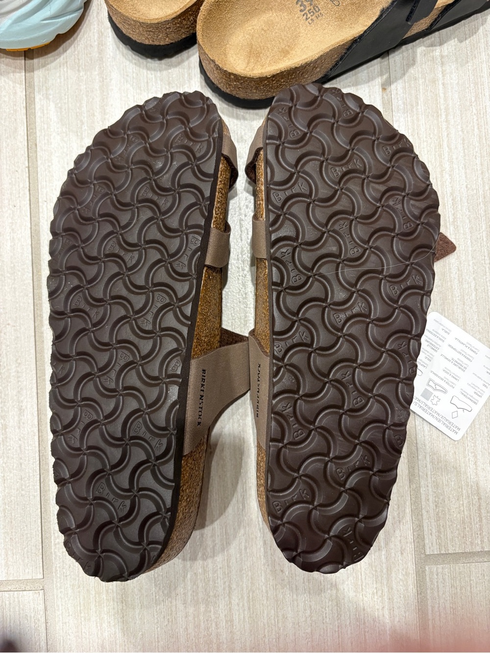 Birkenstock Brown Cross-Strap Sandals - Picture 3 of 3